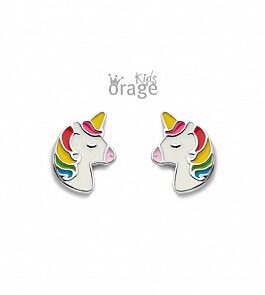 Orage Kids/Teens -oorringen  steker – unicorn