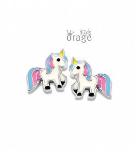 Orage Kids/Teens -oorringen  steker – unicorn