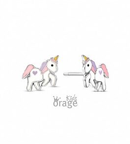 Orage Kids/Teens -oorringen  steker – unicorn